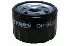 Фильтр масляный для NISSAN NOTE (E11, NE11) 1.5 dCi 2006-2012, код двигателя K9K 276, V см3 1461, кВт 63, л.с. 86, Дизель, Filtron OP6433
